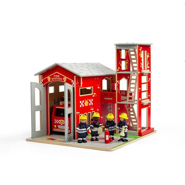 Bigjigs Toys City Fire Station Bundle