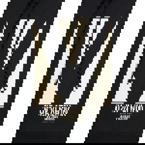 Valentino Chez Valentino Print Hoodie   in  Black