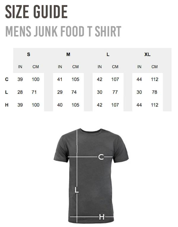 Junk Food Clothing Mens Black Christmas Text Short Sleeved T-Shirt