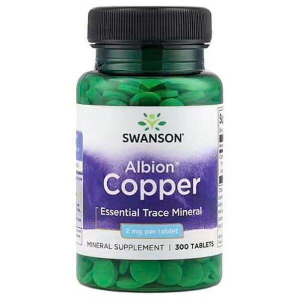 Swanson Albion Copper, 2mg - 300 tablets