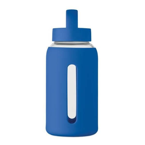 MidOcean Boris Borosilicate Glass 600ml Water Bottle - Royal Blue - 