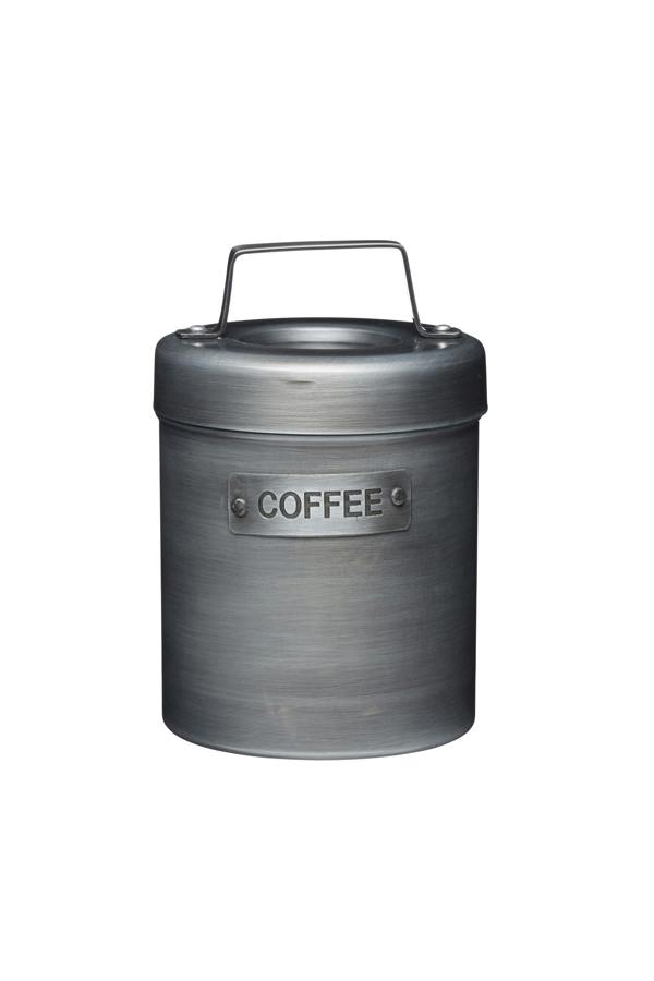KitchenCraft Industrial Kitchen Vintage-Style Metal Coffee Canister