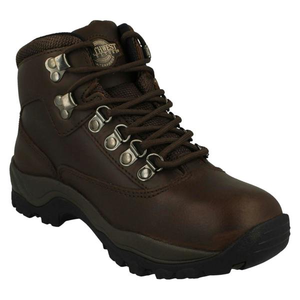 Northwest Territory Ladies Northwest Territory Leather Hiking Walking Waterproof Ankle Boots Peak