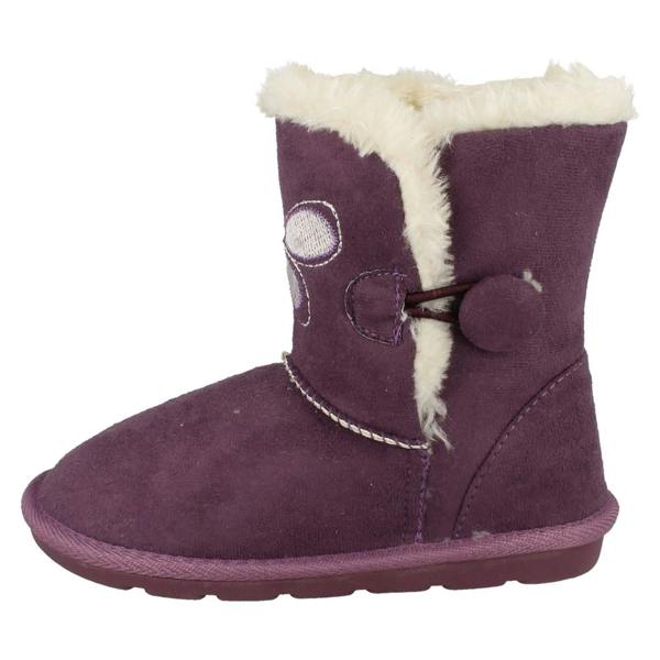 Spot On Girls Spot On Fur Lined Short Boots