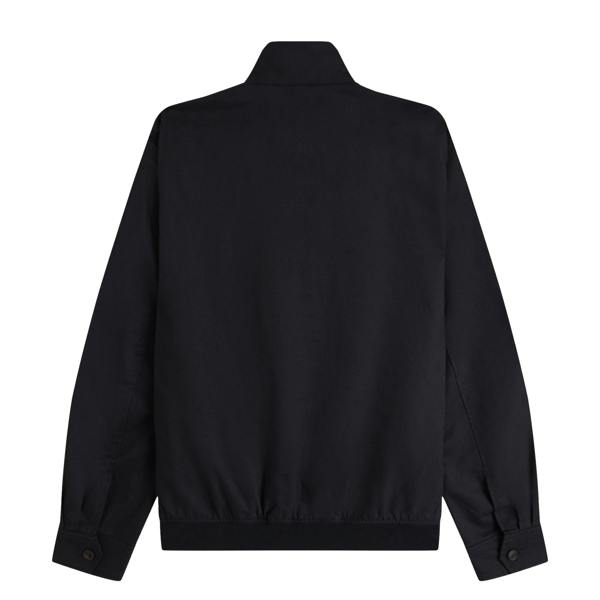 Fred Perry Twill Harrington Jacket Black