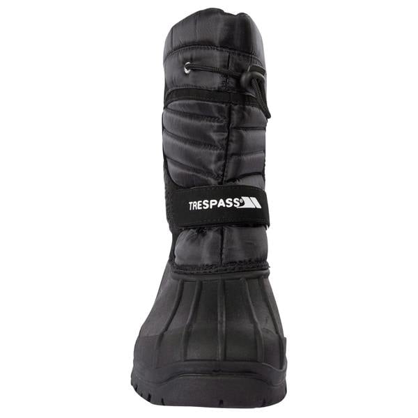 Trespass Youths Unisex Dodo Winter Snow Boots - Black X - 