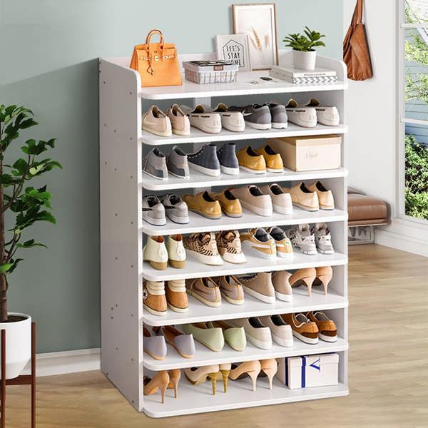 Living and Home 8-Tier Shoe Rack Shoe Cabinet for Entryway