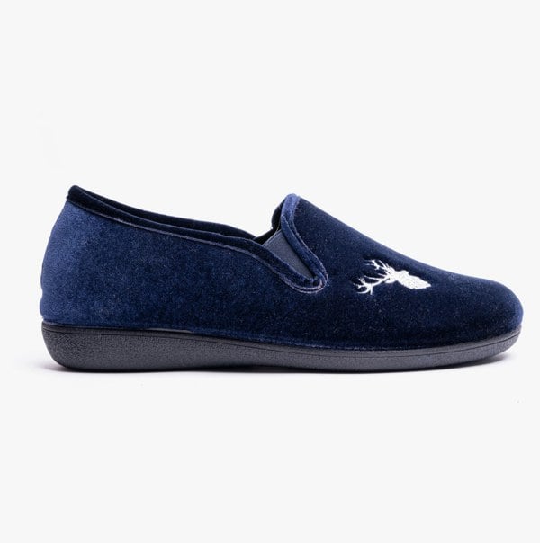 Lotus CLARENCE Mens Slippers Navy