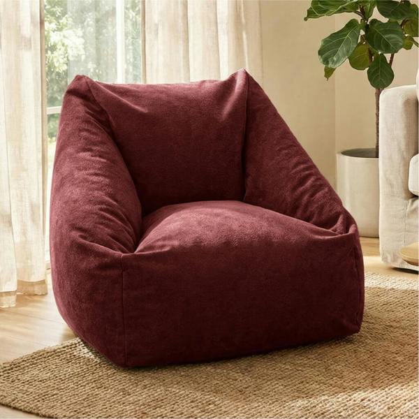 Velora Luxury Adult Snuggle Chair - Plush Bean Bag Cuddle Armchair