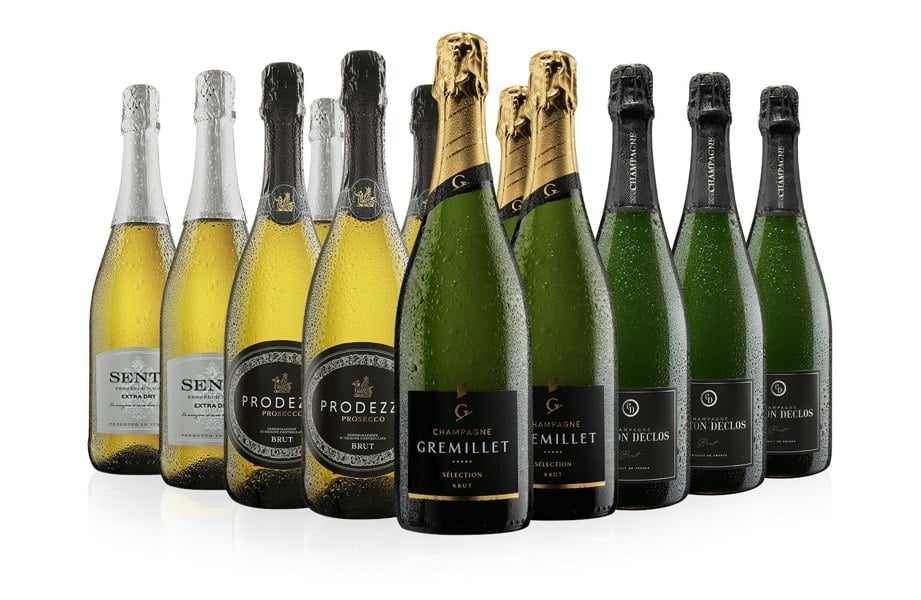 Virgin Wines - Prosecco and Champagne - 12 bottle Case