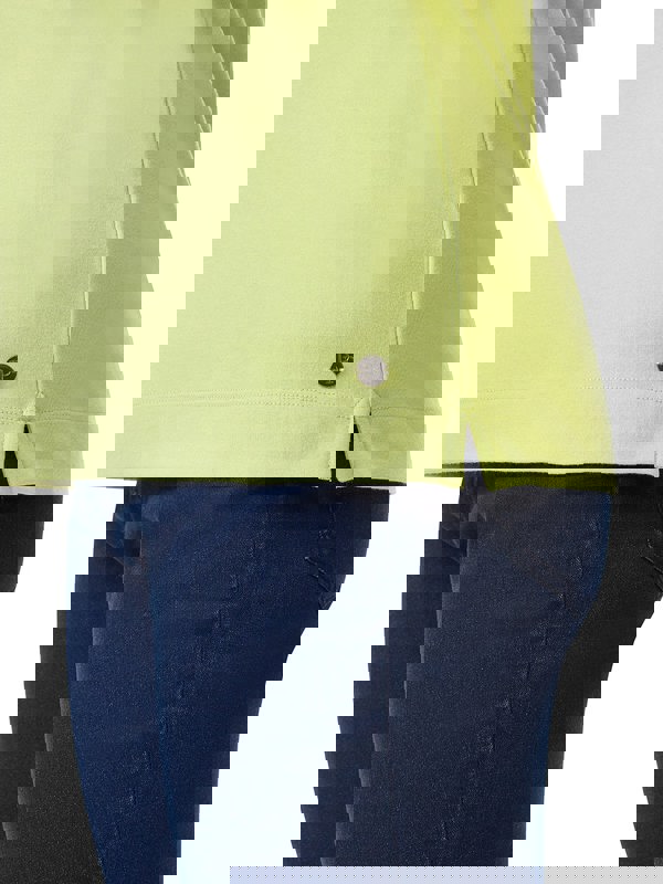 PennyPlain Diamante Sweetheart Neck Top - Kiwi