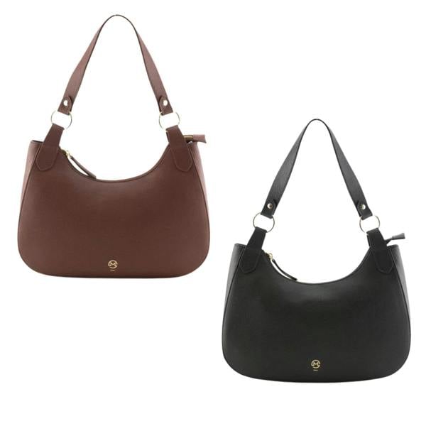 Mala Leather Monroe Collection Leather Slouch Bag