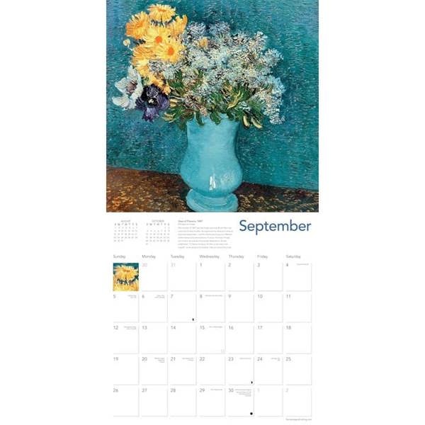 Van Gogh, Blooms Calendar 2027, Wall Calendars, Month To View, Art, Gift