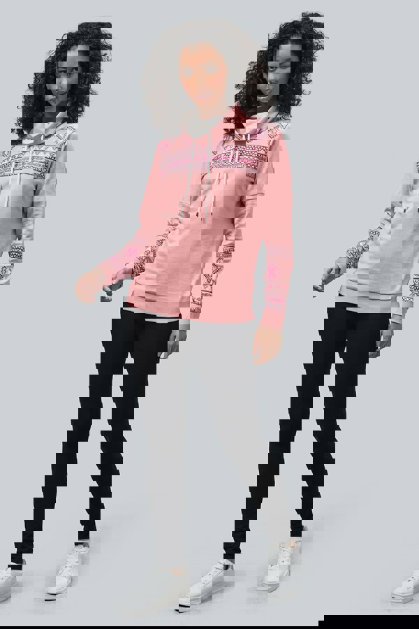 ENORSIA Geo Printed High Collar Sweatshirt