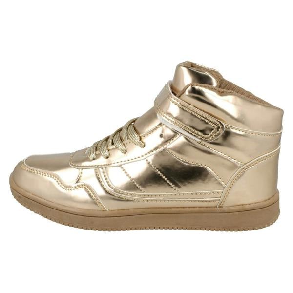 Spot On Ladies Spot On Mid Platform Trainers