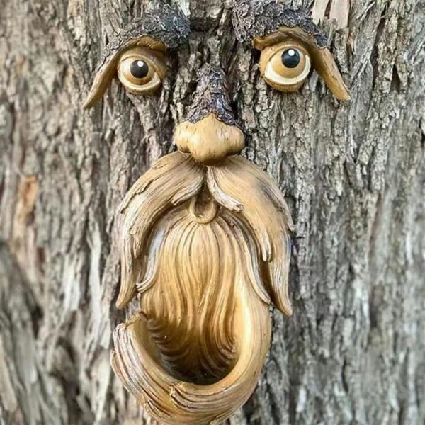 Leaper Creative Tree Spirit Outdoor Bird Feeder