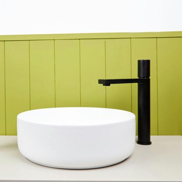 Flode Limingen | High Rise Mono Basin Mixer Tap | Matt Black
