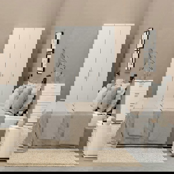 Furniture To Go Pepe Wardrobe with 3 doors in White