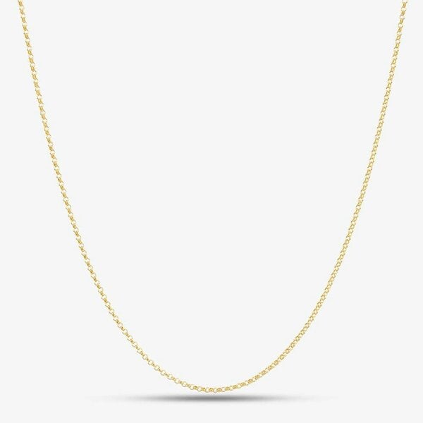 T. H. Baker 9ct Yellow Gold Fine Mini Belcher Chain SRBP-170-9Y
