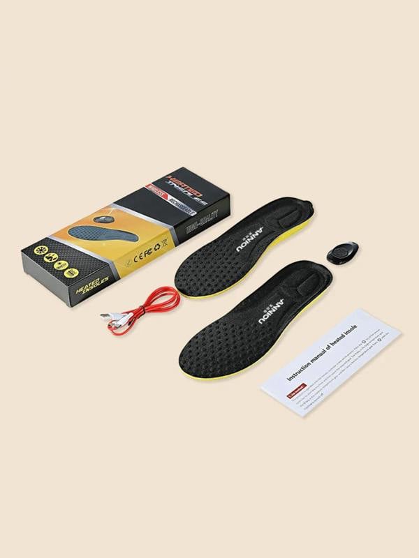 Anniou Remote Control Heated Insoles - Black