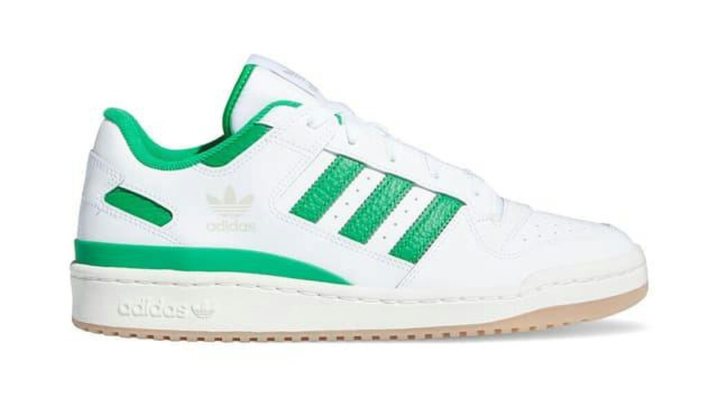Adidas Originals Forum Low Trainers - White/Green
