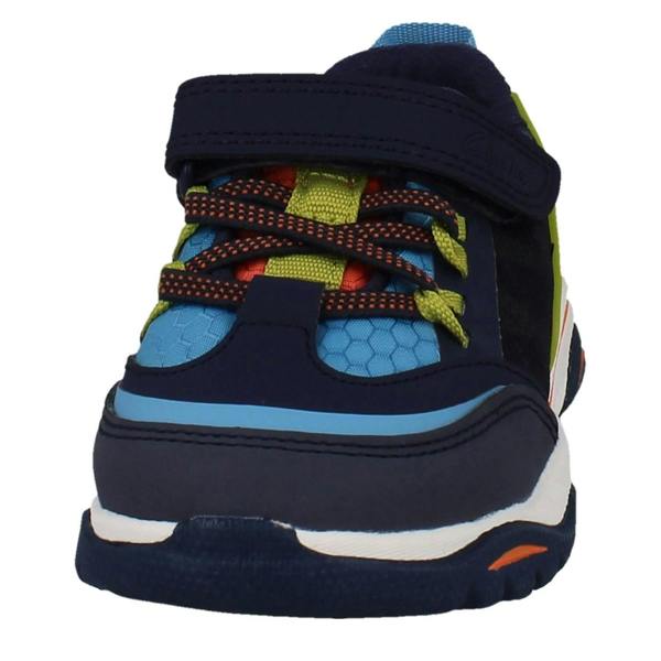 Clarks Kids Clarks Vegan Colour-Pop Sports Trainers - Feather Track