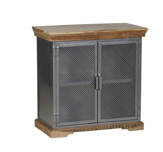 Wyld Haus Albatross Small Mango Wood and Metal Sideboard 2 Doors