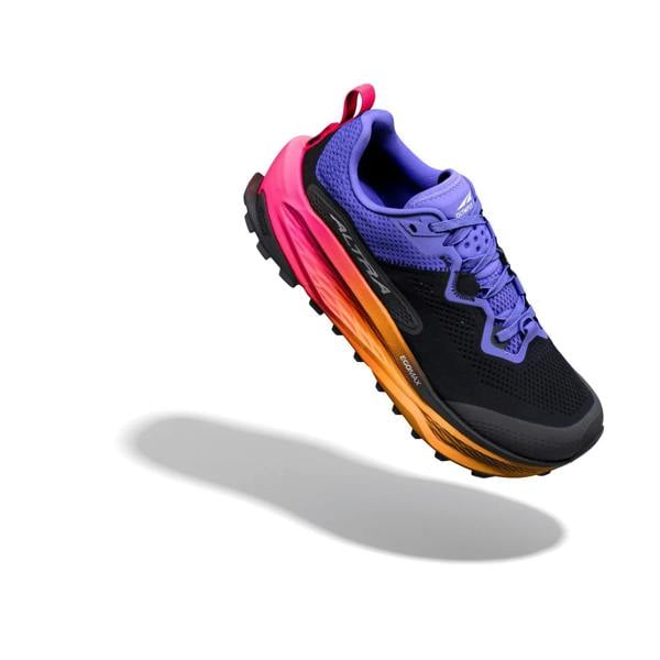 ALTRA Womens Olympus 7 Trail Running Trainers Shoes Black Purple