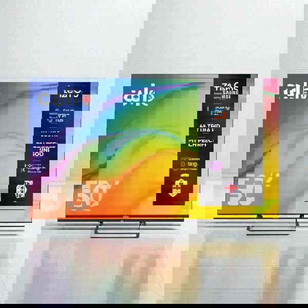 Cello 50 inch Cello - Tizen Samsung OS Plus 4K UHD TV with Frameless Bezel