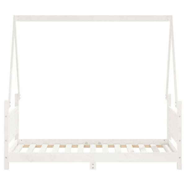 Berkfield Kids Bed Frame White 80x160 cm Solid Wood Pine