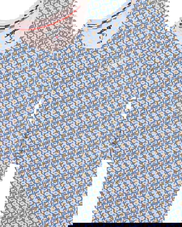 Lambretta Mens Geometric Target Retro Mod Ska Casual T-Shirt