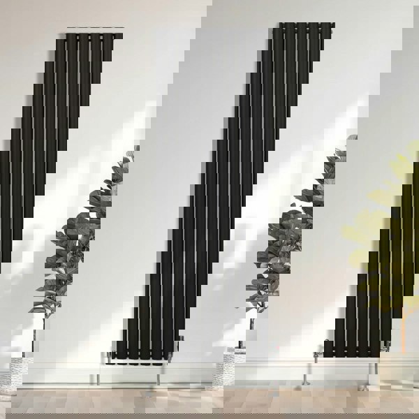 Monstershop Oval Column Radiator – 1800mm x 600mm – Black