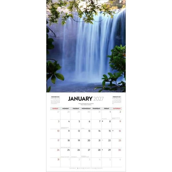 Majestic New Zealand Calendar 2027, Wall Calendars, Month To View, Travel, Gift