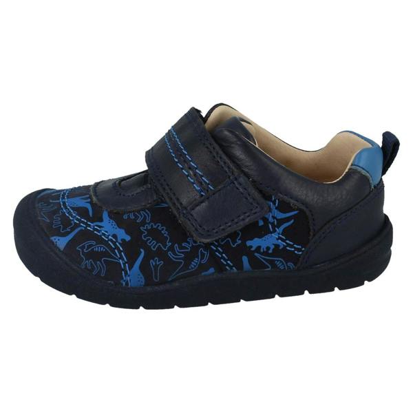 Clarks Boys Startrite Casual Hook & Loop Shoes Footprint