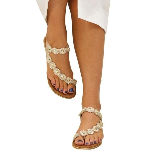 Lunar Womens Charlotte II Sandals - Gold