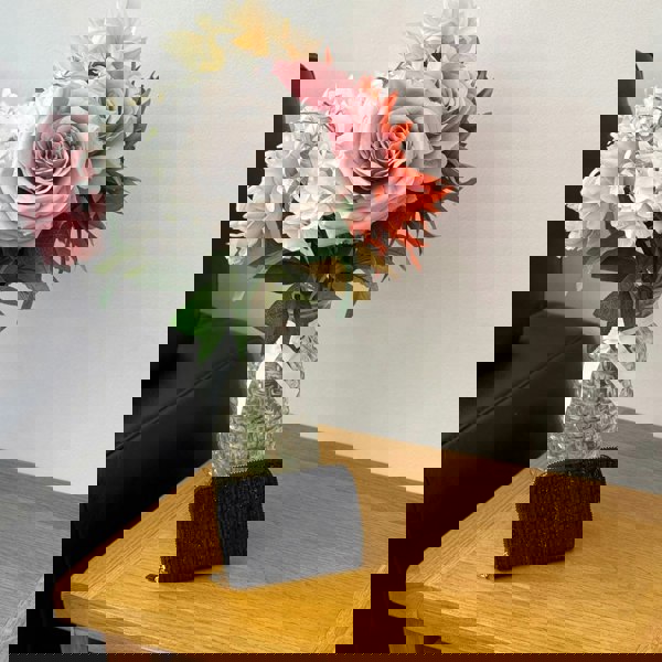 Fores Collection Sparkle Star Zip-Around Purse – Soft Touch Glitter Finish