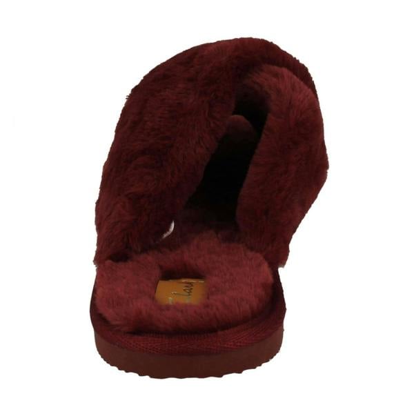 Clarks Ladies Clarks Cross Detailed Mule Slippers Dream Lux