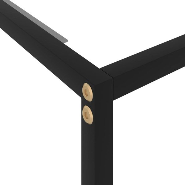 Berkfield Console Table Transparent 120x35x75 cm Tempered Glass