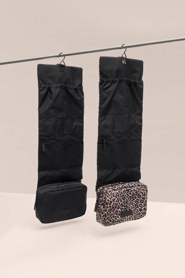 Tiba + Marl T+M Travel Roll Up Hanging Organiser Black
