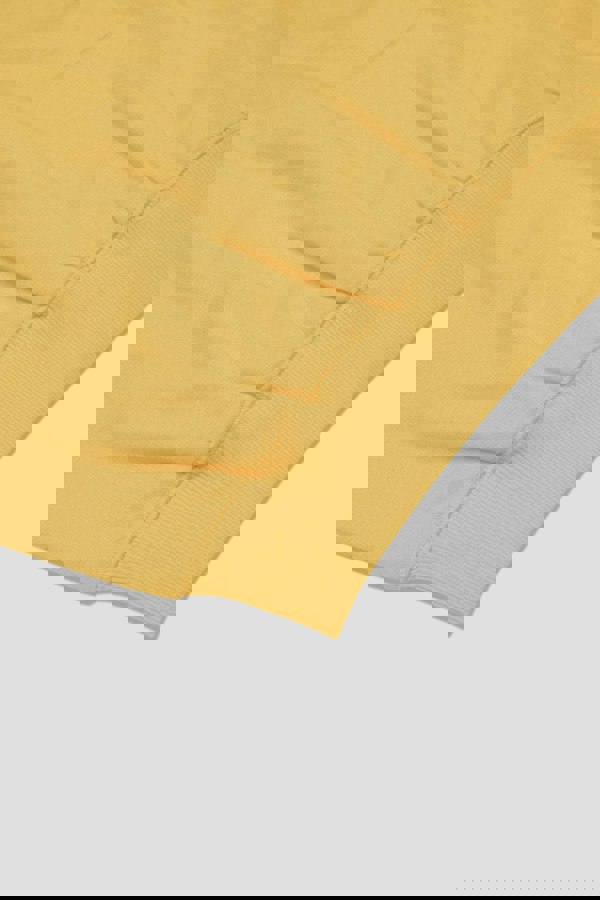 ENORSIA Ribbed Hem Cropped Sweatshirt