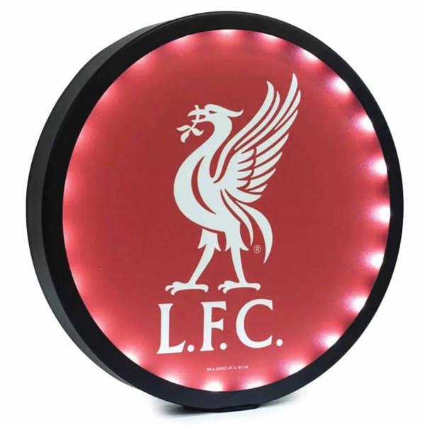 Liverpool FC LED Light Crest Sign, Bedroom, Sports, Gift