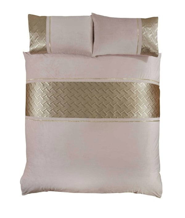 HomeSpace Direct Lacona Embellished Duvet Cover Set