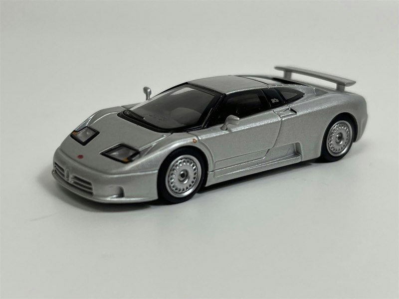 Mini GT Bugatti EB1 10 GT Grigio Chiaro LHD 1:64 Scale Mini GT MGT00704L