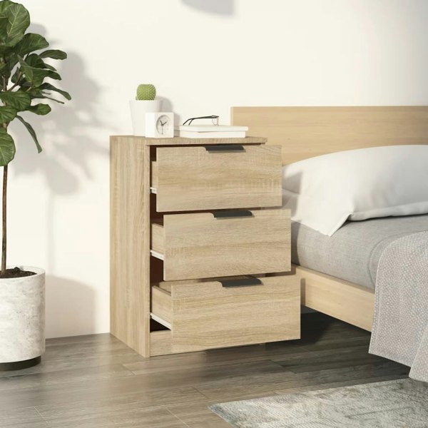 Berkfield Bedside Cabinets 2 pcs Sonoma Oak 40x36x65 cm