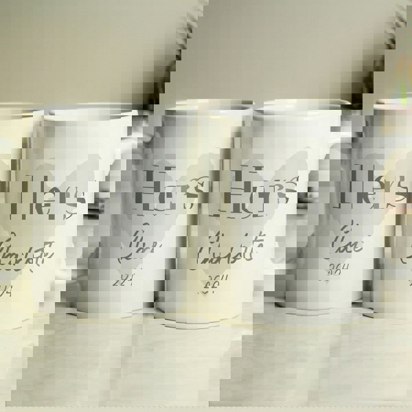 Personalised Memento Company Personalised Couples Mug Set