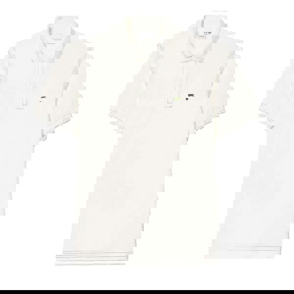 Lacoste Mens L.12.12 Pique Heavyweight Classic Polo Shirt - White - 