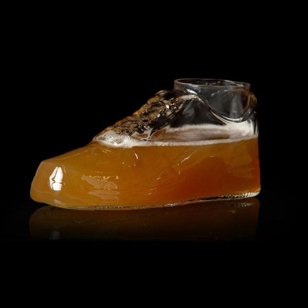 SPORTGIFTZ The Shoe Glass for Beer, Spirits, Wine, Prosecco and Champagne