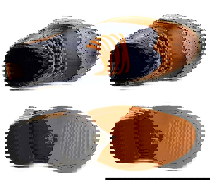 Frank James Kensington Mens Lace Brogue Leather Boots