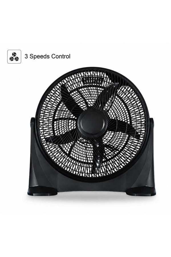 Dyzi 20 Inch Box Fan 90W 3 Speed Portable Cooling Fan with Tilt