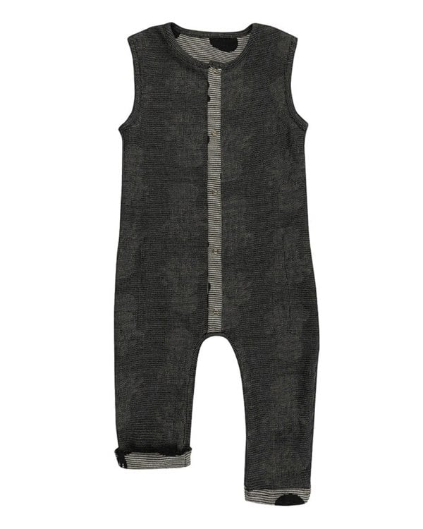 Grey Octopus Jacquard Reversible Jumpsuit - image 3